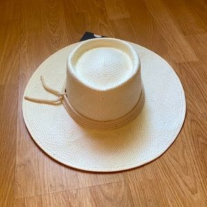 Gigi Pip Bre Straw Pork Pie - Ivory